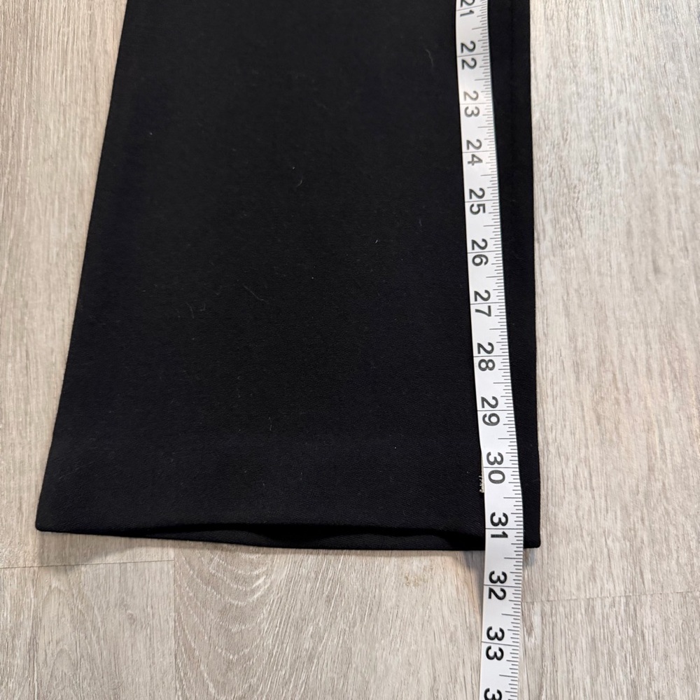 Ralph Lauren Black Label Sz 8 Black 100% Wool Dress Pants Quiet Luxury Career - Picture 8 of 8